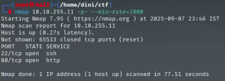 Nmap Scan